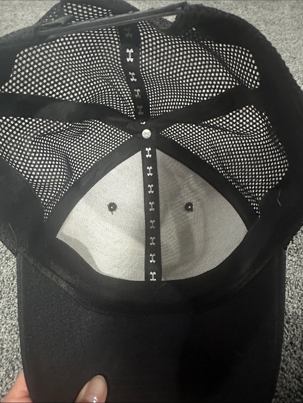 Under Armour Black "Blood. Sweat. Respect." Trucker Hat - Picture 3 of 3